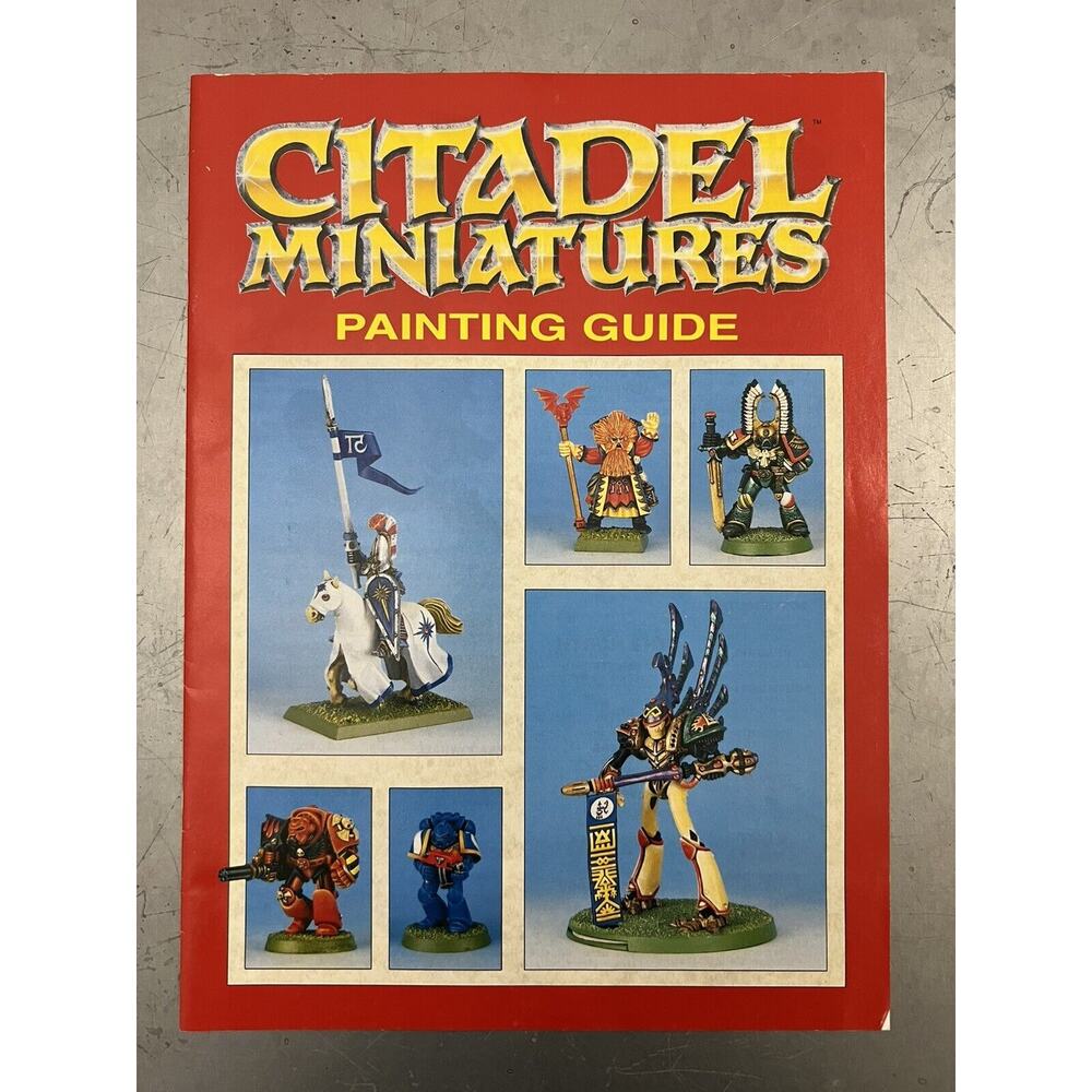 Citadel Miniatures Painting Guide 1992 Warhammer by Games Workshop